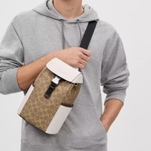 NWT COACH Racer Pack In‎ Signature Colorblock - Picture 5 of 8